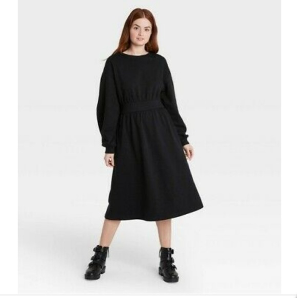 Prologue Dresses & Skirts - NWT Black Sweatshirt Dress